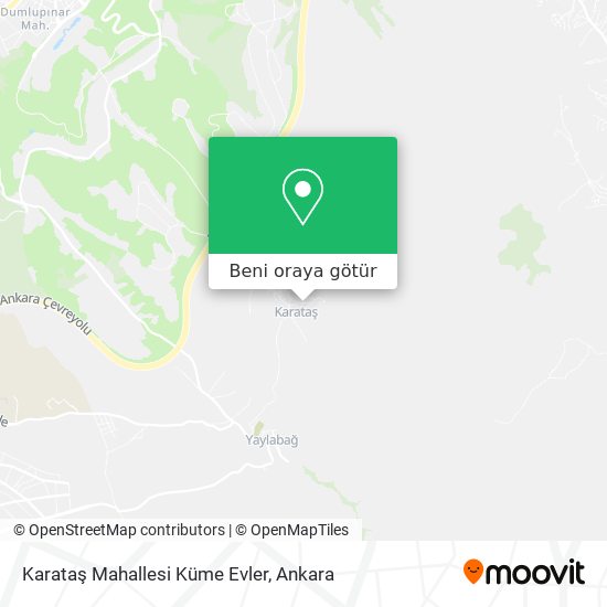 Karataş Mahallesi Küme Evler harita
