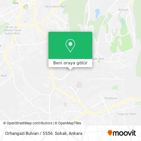 Orhangazi Bulvarı / 5556. Sokak harita
