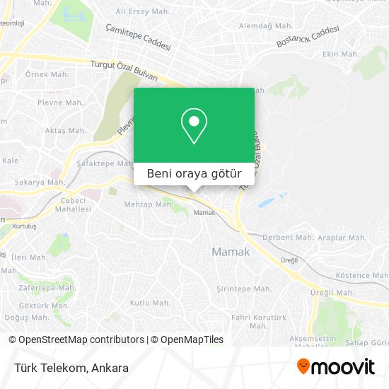 Türk Telekom harita
