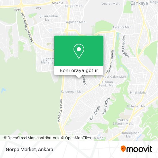 Görpa Market harita