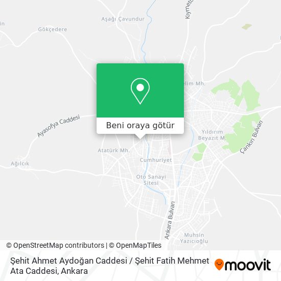 Şehit Ahmet Aydoğan Caddesi / Şehit Fatih Mehmet Ata Caddesi harita
