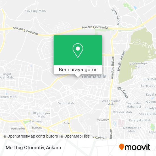 Merttuğ Otomotiv harita