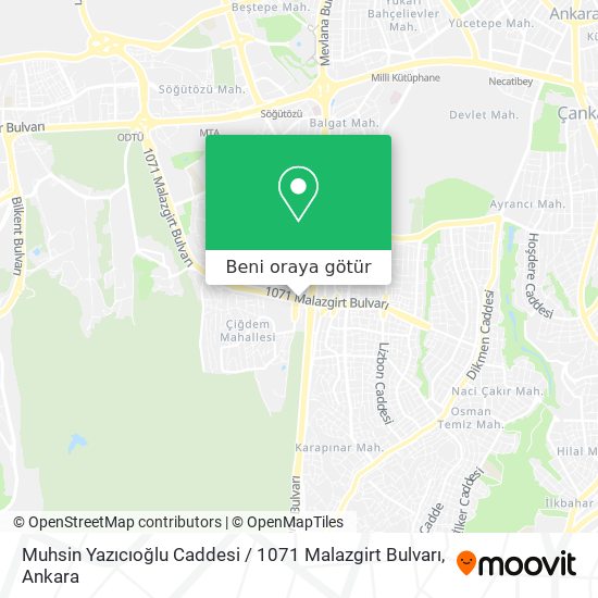 Muhsin Yazıcıoğlu Caddesi / 1071 Malazgirt Bulvarı harita