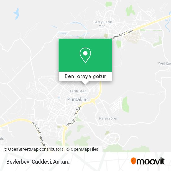 Beylerbeyi Caddesi harita