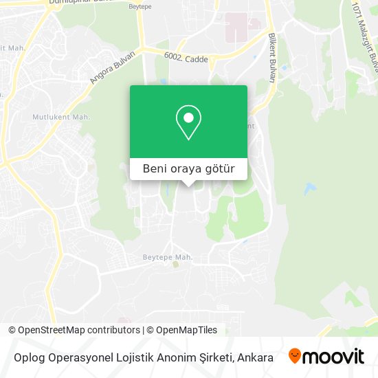 Oplog Operasyonel Lojistik Anonim Şirketi harita
