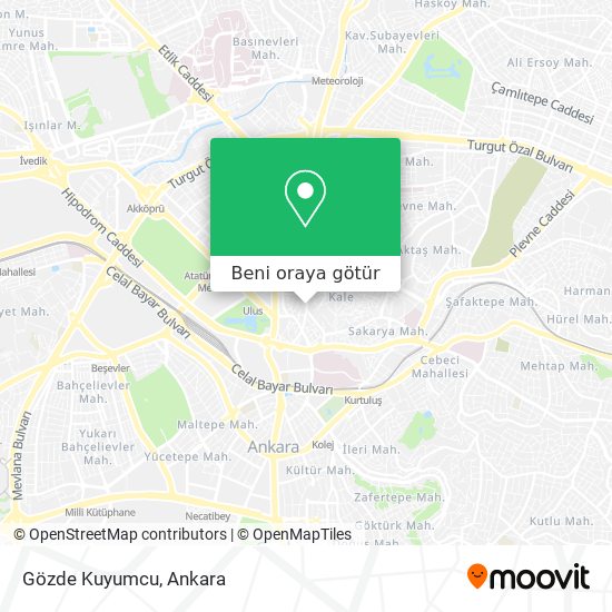Gözde Kuyumcu harita
