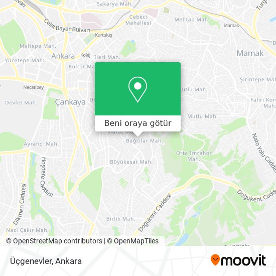 Üçgenevler harita