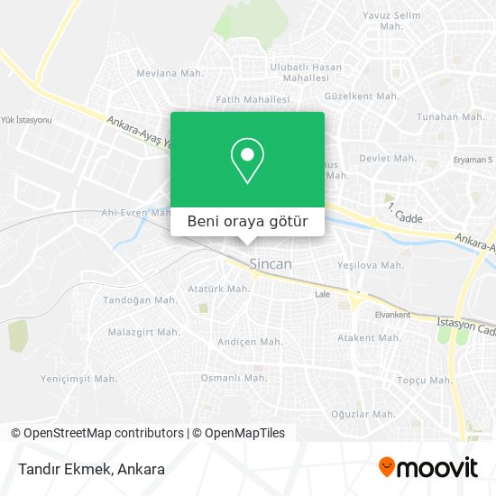 Tandır Ekmek harita