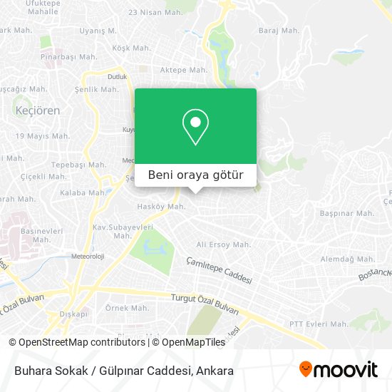 Buhara Sokak / Gülpınar Caddesi harita