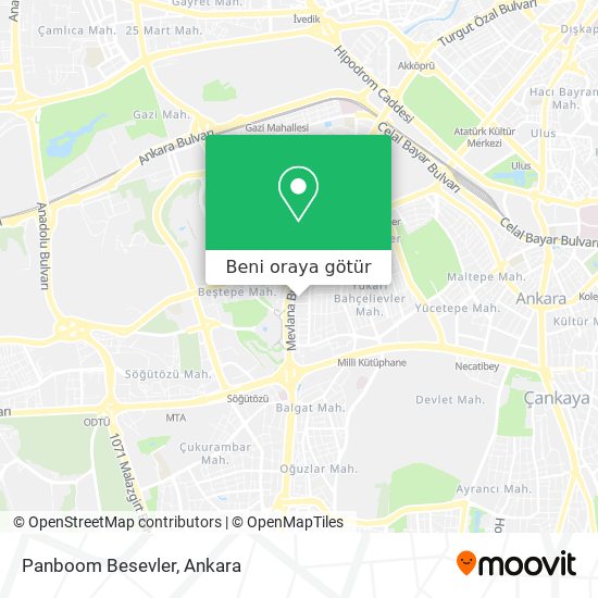 Panboom Besevler harita