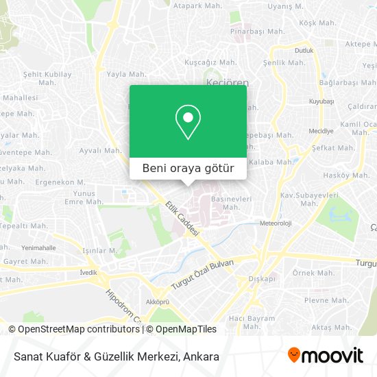 Sanat Kuaför & Güzellik Merkezi harita