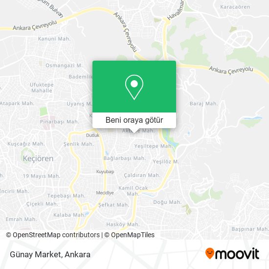 Günay Market harita