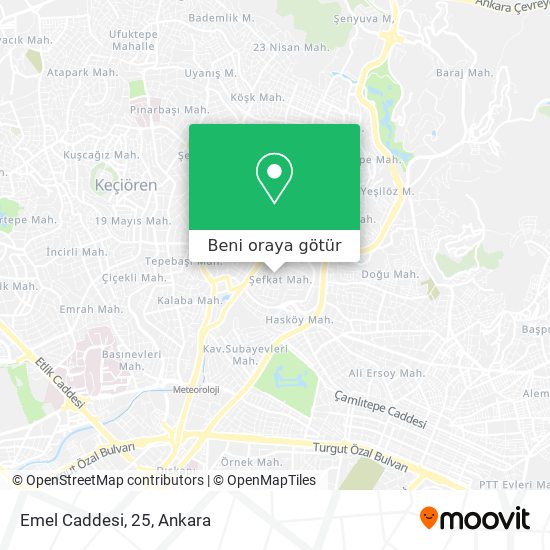 Emel Caddesi, 25 harita