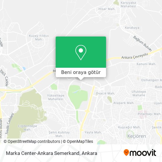 Marka Center-Ankara Semerkand harita