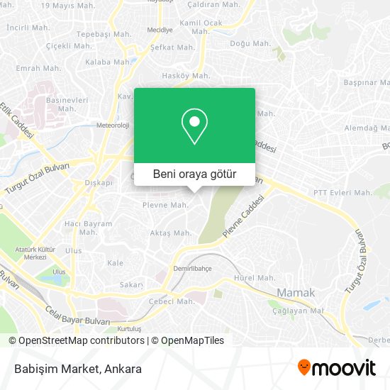 Babişim Market harita
