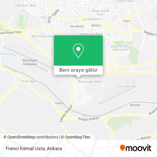Frenci Kemal Usta harita