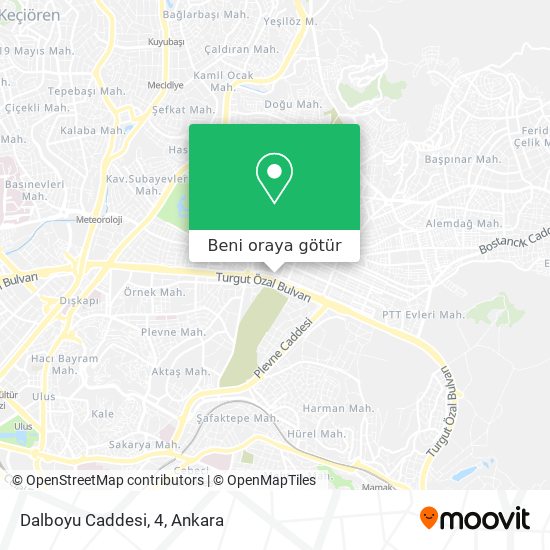 Dalboyu Caddesi, 4 harita