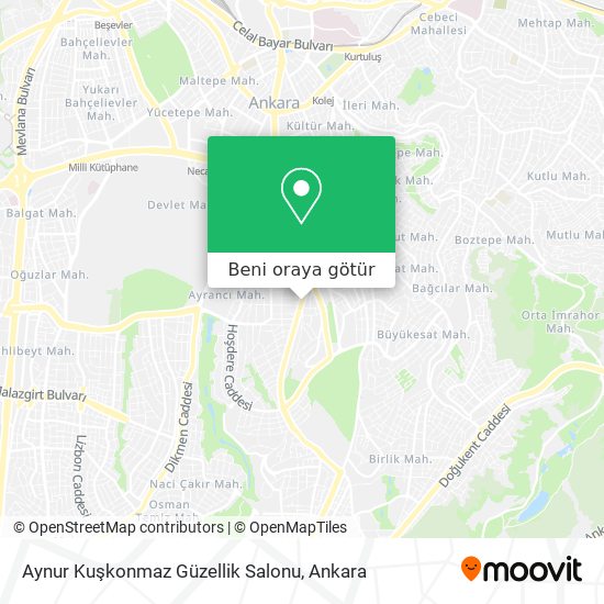Aynur Kuşkonmaz Güzellik Salonu harita