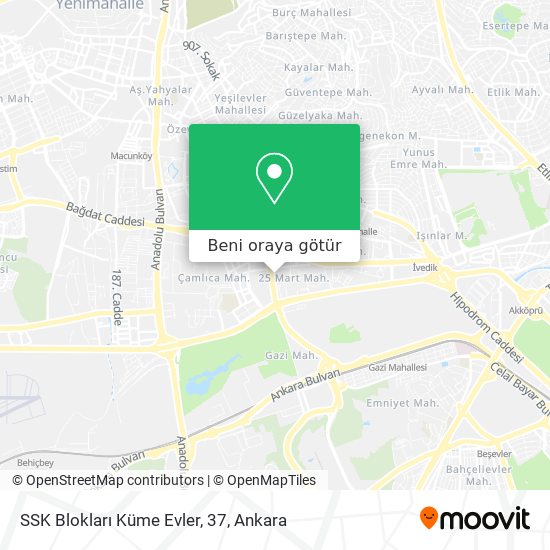 SSK Blokları Küme Evler, 37 harita