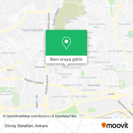 Dövüş Sanatlari harita
