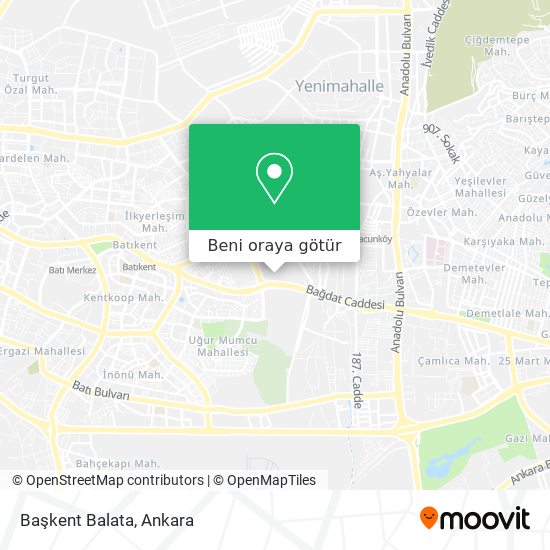 Başkent Balata harita