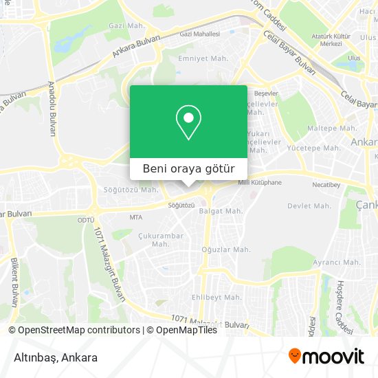 Altınbaş harita