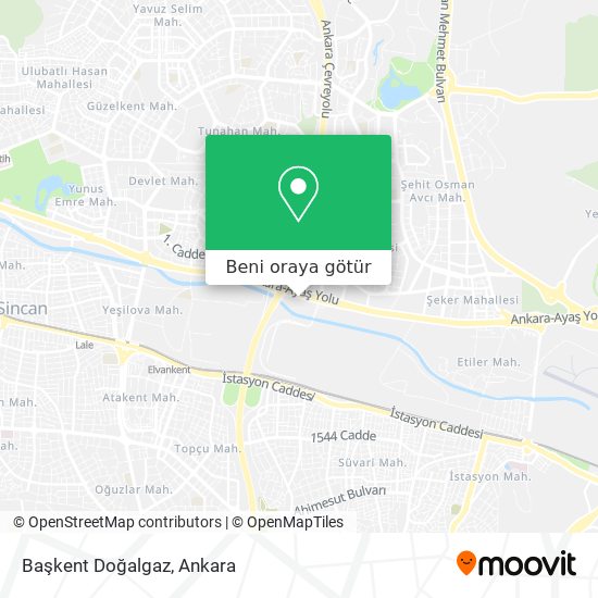 Başkent Doğalgaz harita