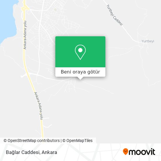 Bağlar Caddesi harita
