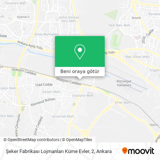 Şeker Fabrikası Lojmanları Küme Evler, 2 harita