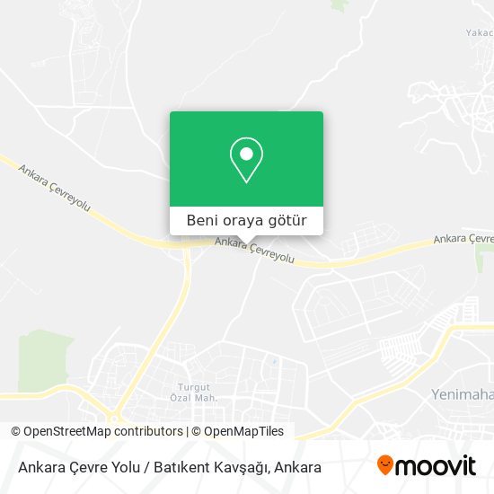 Ankara Çevre Yolu / Batıkent Kavşağı harita