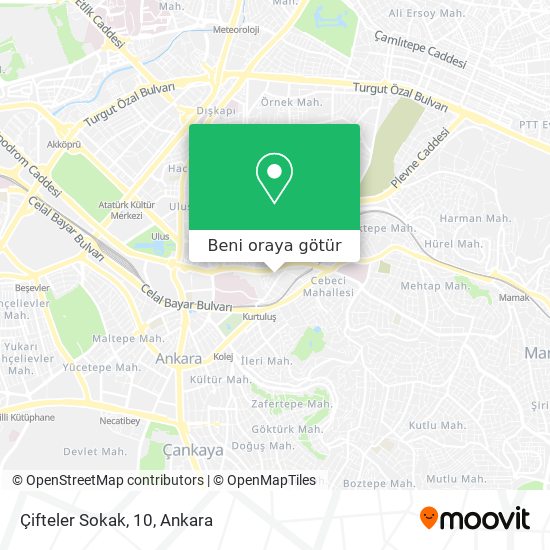 Çifteler Sokak, 10 harita