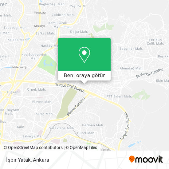 isbir yatak altindag nerede otobus metro veya tren ile nasil gidilir