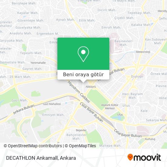 DECATHLON Ankamall harita