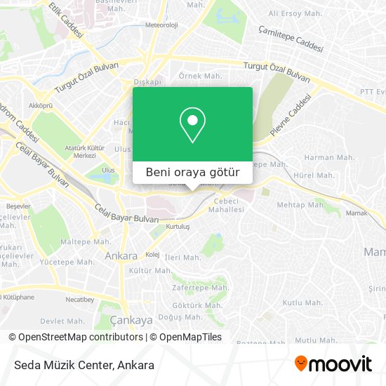 Seda Müzik Center harita