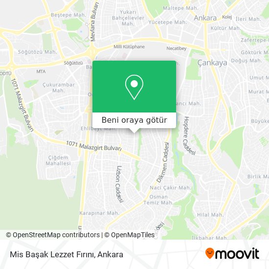 Mis Başak Lezzet Fırını harita