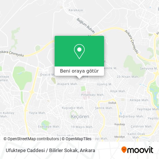 Ufuktepe Caddesi / Bilirler Sokak harita