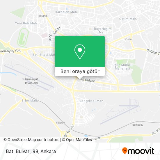 Batı Bulvarı, 99 harita