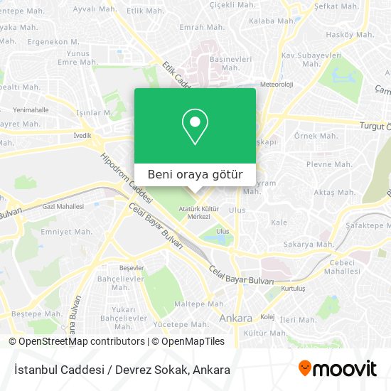 İstanbul Caddesi / Devrez Sokak harita