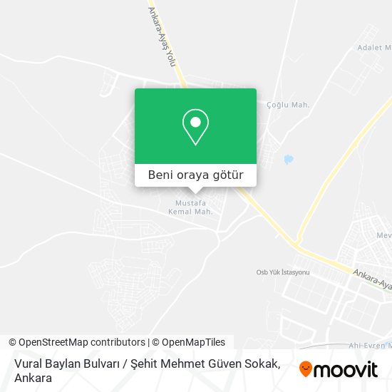 Vural Baylan Bulvarı / Şehit Mehmet Güven Sokak harita