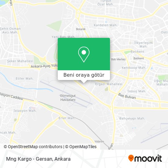 Mng Kargo - Gersan harita