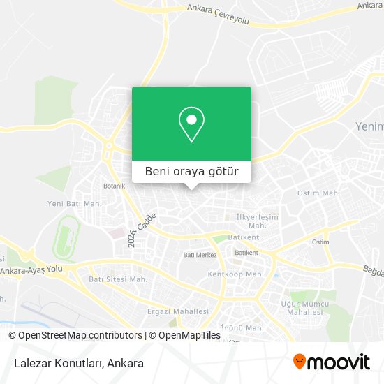 Lalezar Konutları harita