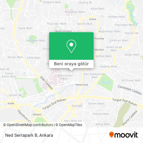Ned Serrapark B harita