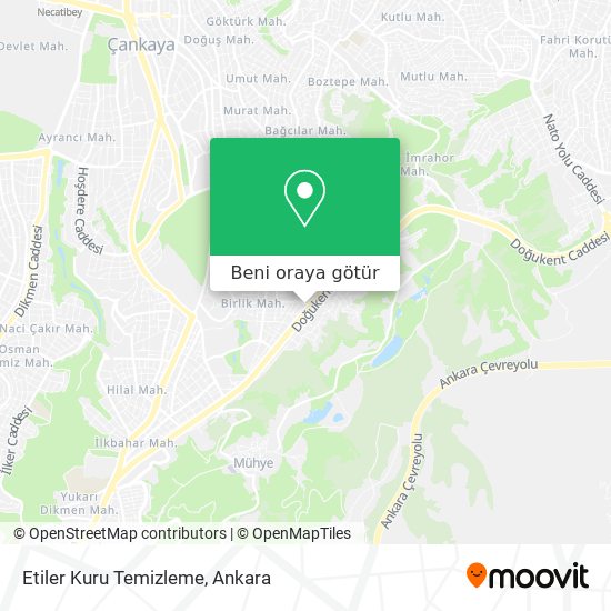 Etiler Kuru Temizleme harita