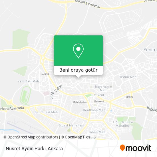 Nusret Aydın Parkı harita