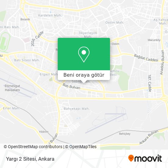 Yargı 2 Sitesi harita