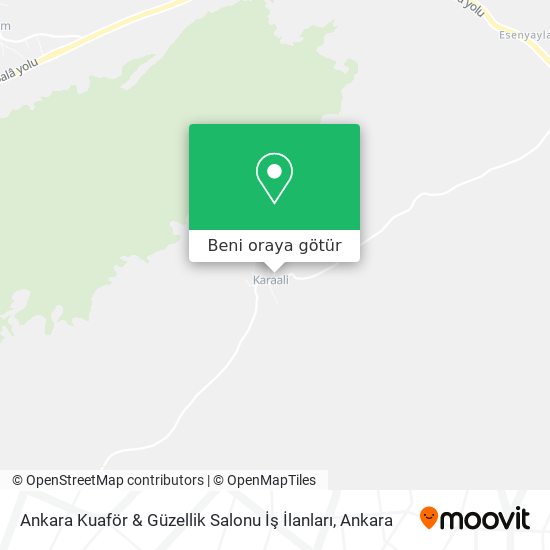 Ankara Kuaför & Güzellik Salonu İş İlanları harita