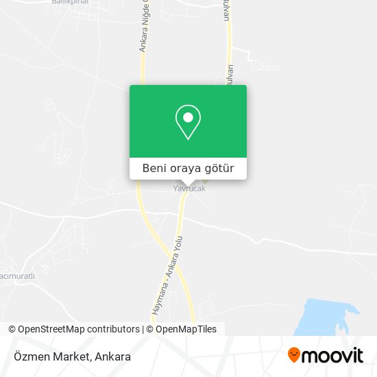 Özmen Market harita