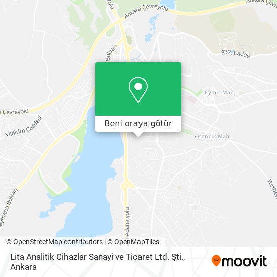 Lita Analitik Cihazlar Sanayi ve Ticaret Ltd. Şti. harita