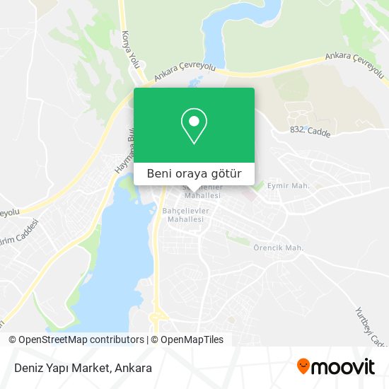 Deniz Yapı Market harita
