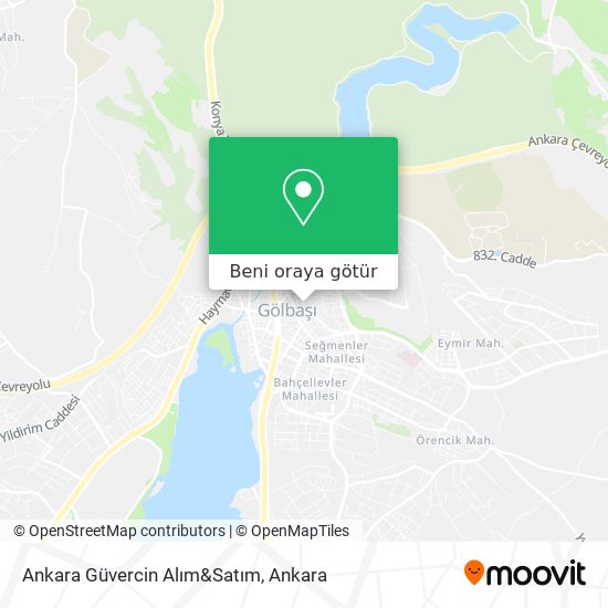 Ankara Güvercin Alım&Satım harita